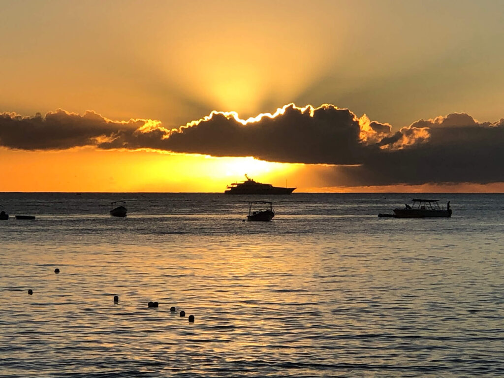 Barbados sunset - Michael Connock TV Director Producer